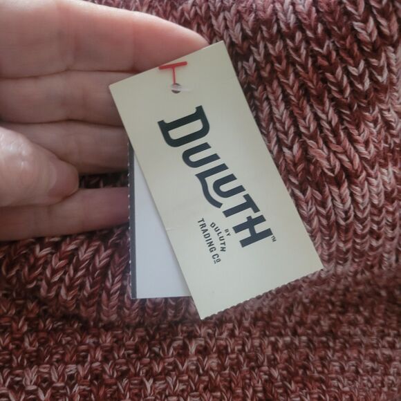 Duluth Trading Co Womens Cowl Neck I7Sweater XSMALL Cotton Blend Pockets Outdoor - Picture 4 of 7